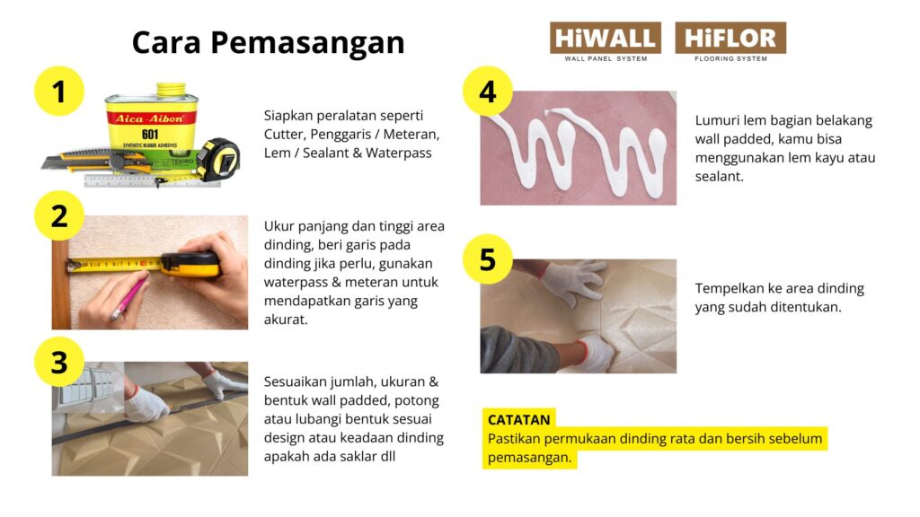 Cara Memasang Wall Panel Sendiri