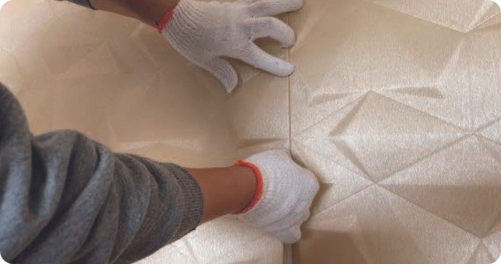 cara memasang 3d wall panel