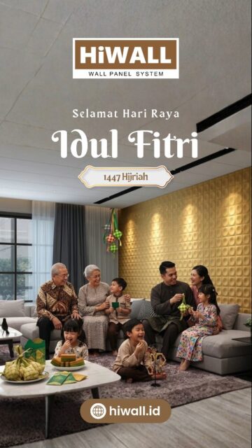 Estetika bukan sekadar apa yang tampak di permukaan, melainkan tentang ketenangan yang dirasakan di dalam ruang.Sebagaimana HiWALL memberikan tekstur terbaik untuk setiap sudut hunian.Idul Fitri adalah momen untuk memberikan tekstur ketulusan pada setiap maaf.Mari merenovasi hati, memperkuat fondasi diri dan menciptakan ruang hidup yang lebih bermakna.Selamat Hari Raya Idul Fitri 1447 H.
Elevating your space, purifying your soul ✨#hiwall
#wallpanel
#wallpaper
#3dwallpanel
#wallpadded
wallheadboard
wallmosaic
interiordesign
architecture
architect